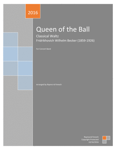 Queen of the Ball ( Romantic Waltz) for Pep Band; Concert Band; Marching Band; Jazz Ensemble image number null