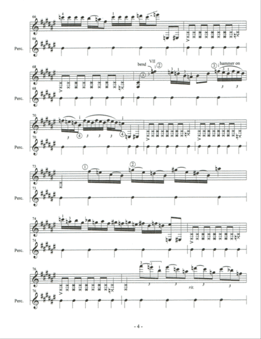 Riely's Dance Guitar Solo scores gallery preview page 5