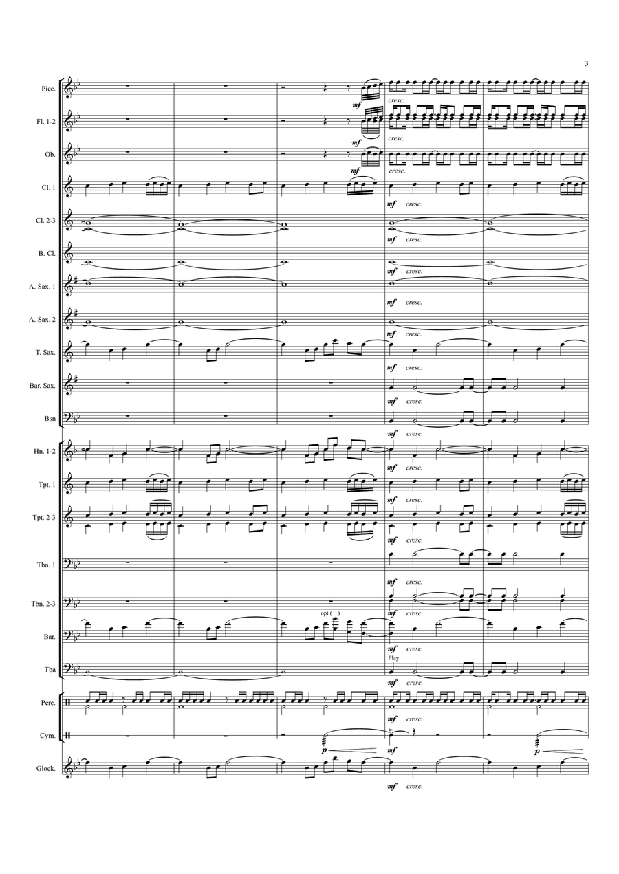 Beth's Song Large Ensemble scores gallery preview page 3