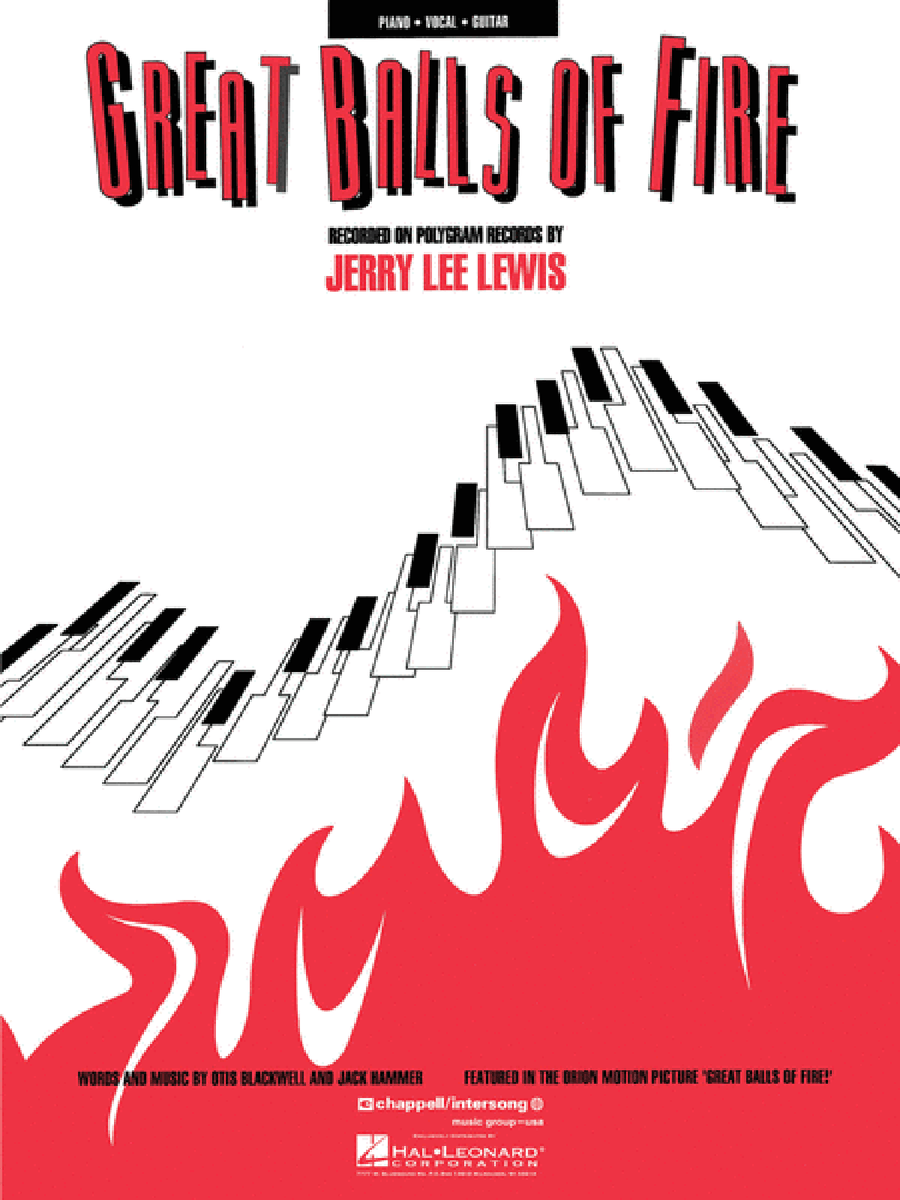 Great Balls of Fire Piano, Vocal, Guitar scores gallery preview page 1