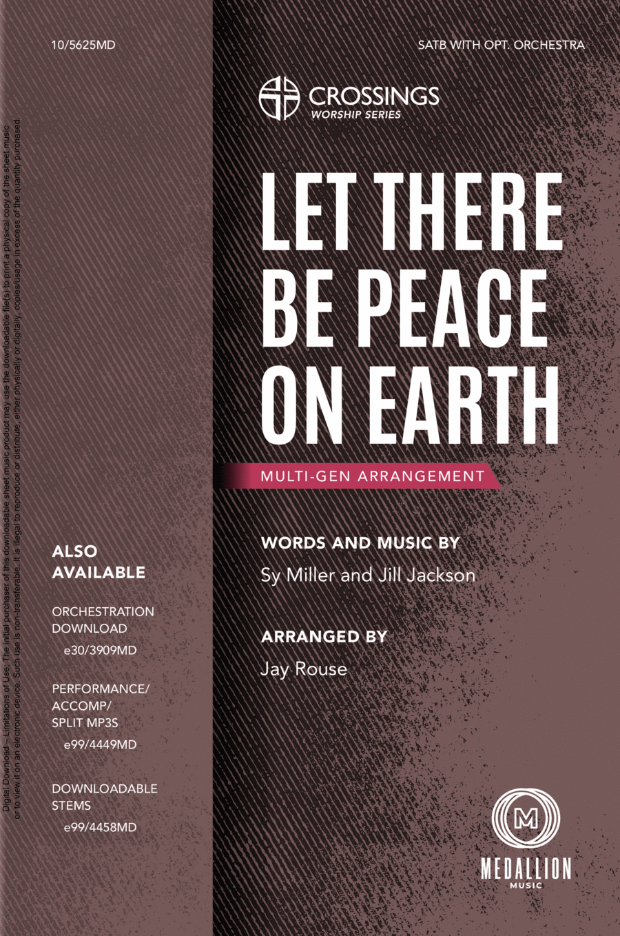 Let There Be Peace on Earth 4-Part scores gallery preview page 1