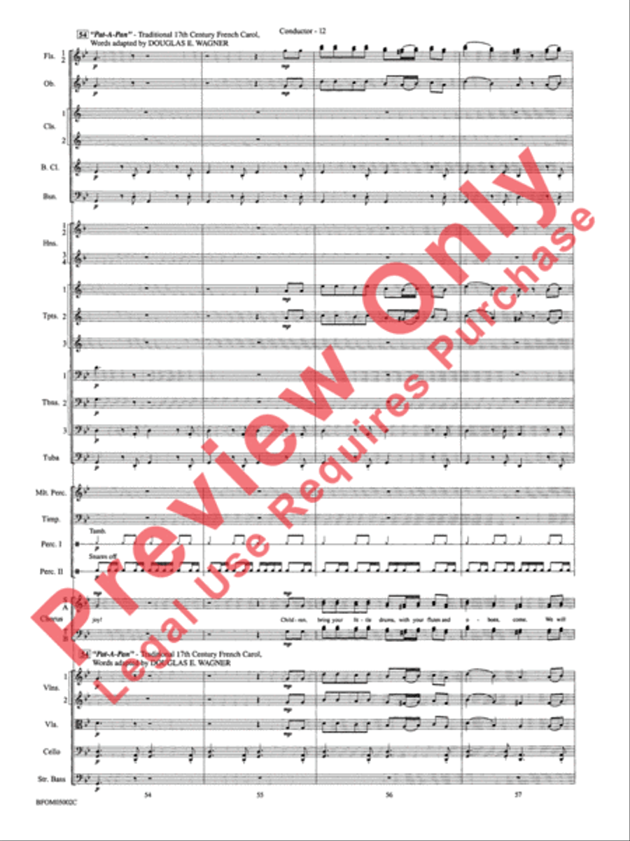 A Festival of Carols Full Orchestra scores gallery preview page 15