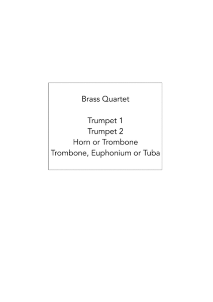 Drunken Sailor - for Brass Quartet image number null