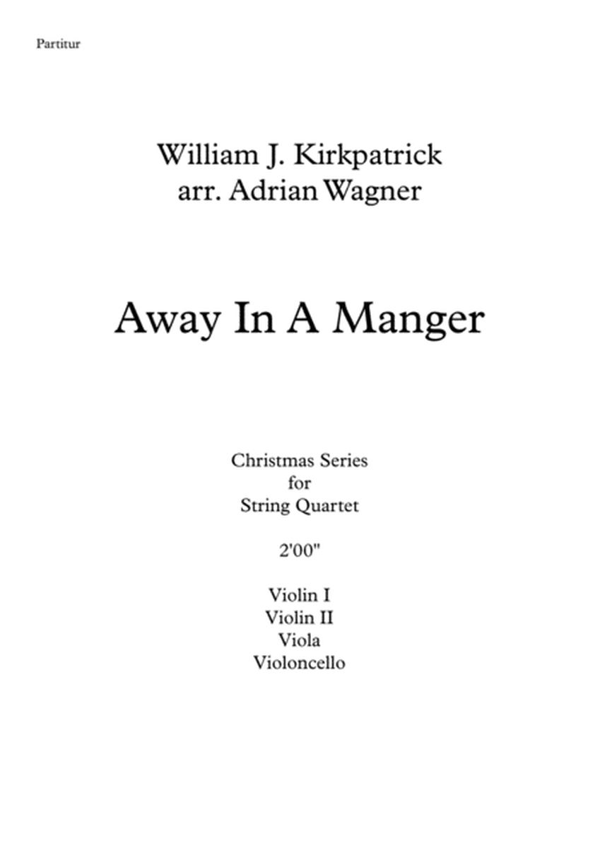 "Away In A Manger" String Quartet arr. Adrian Wagner image number null