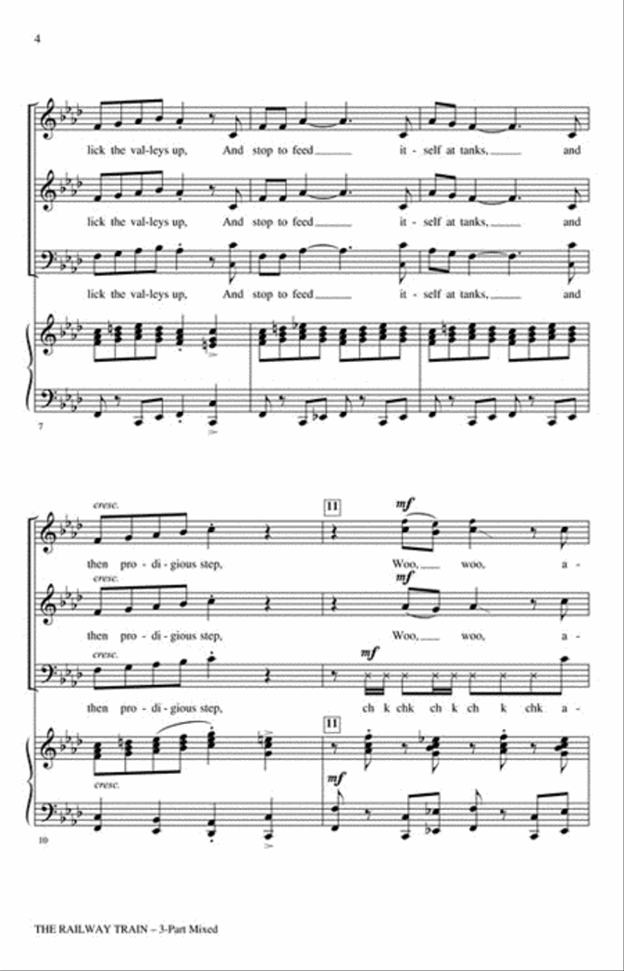 The Railway Train 3-Part scores gallery preview page 3