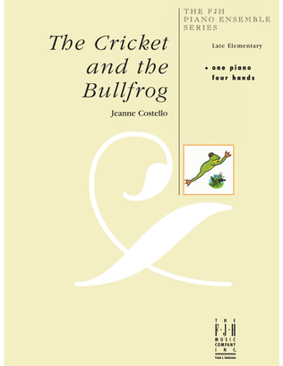 Book cover for The Cricket and the Bullfrog
