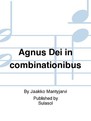 Book cover for Agnus Dei in combinationibus