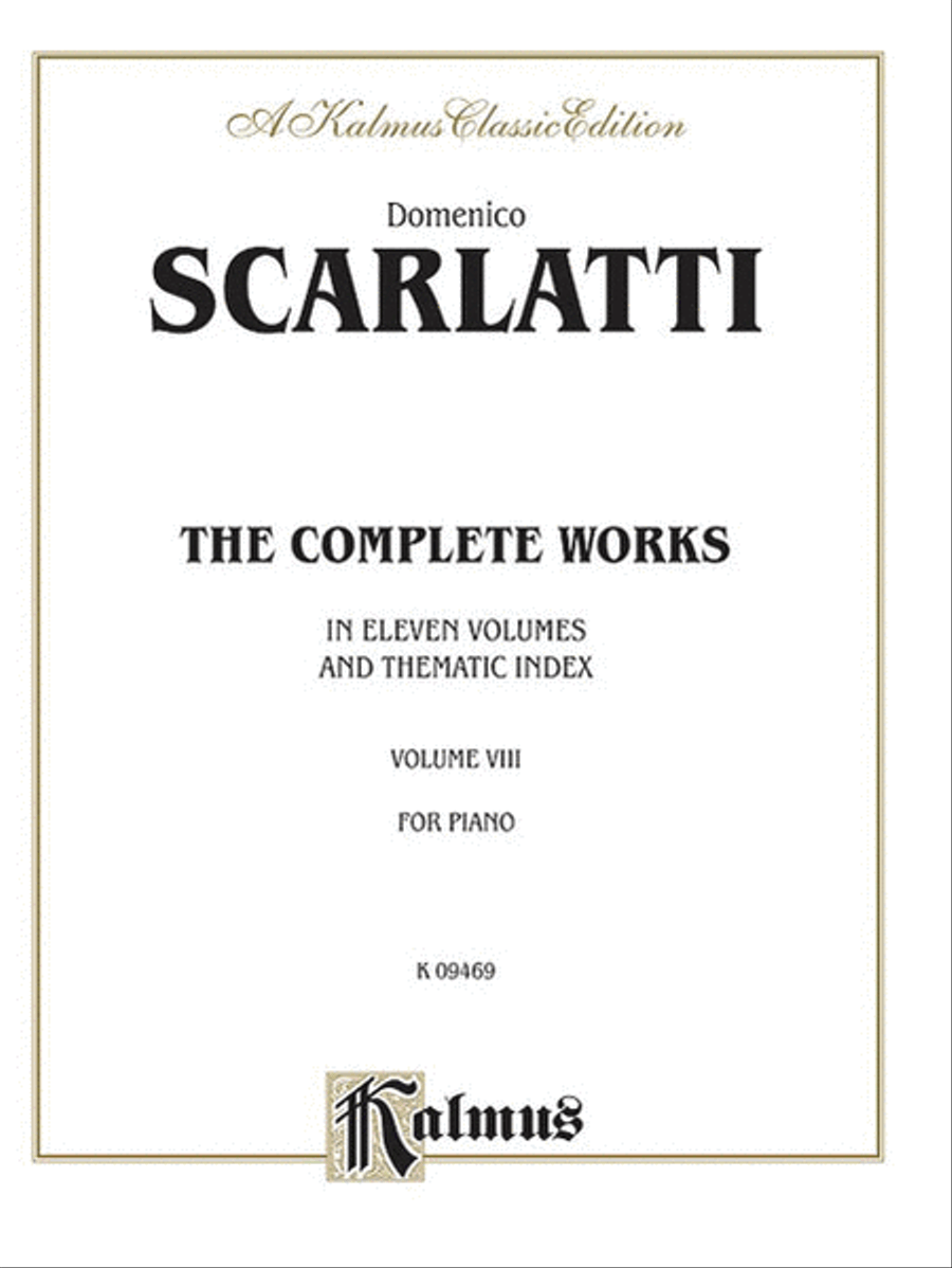 The Complete Works, Volume 8 Piano Solo scores gallery preview page 1