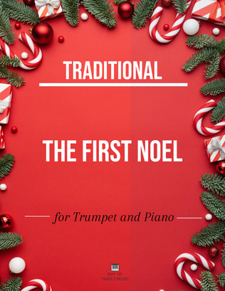 Book cover for Traditional - The First Noel (Trumpet and Piano)