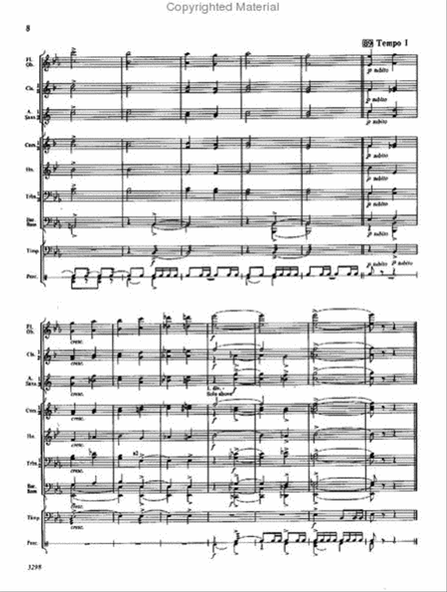 Command March Concert Band scores gallery preview page 8