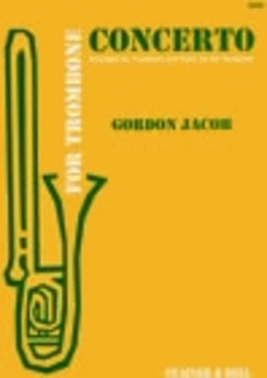 Book cover for Jacob - Concerto Trombone/Piano