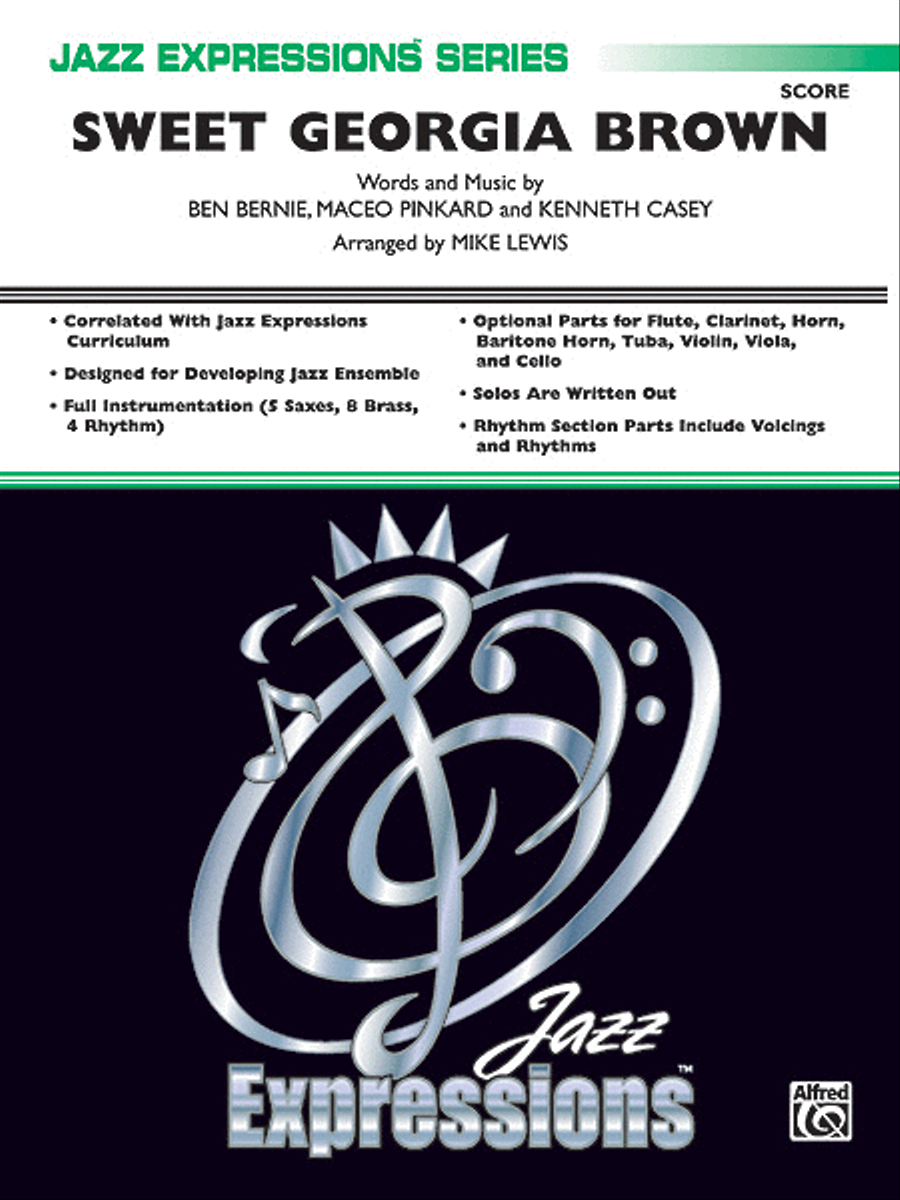 Sweet Georgia Brown Jazz Ensemble scores gallery preview page 1