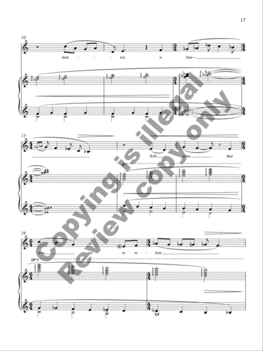 Of That So Sweet Imprisonment Voice Solo scores gallery preview page 10