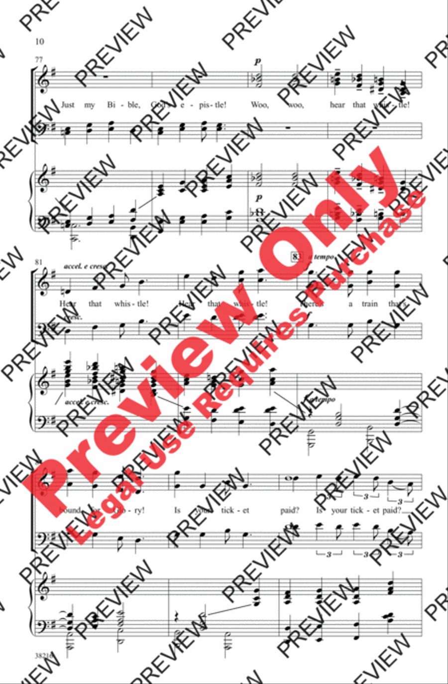 There's a Train 4-Part scores gallery preview page 10