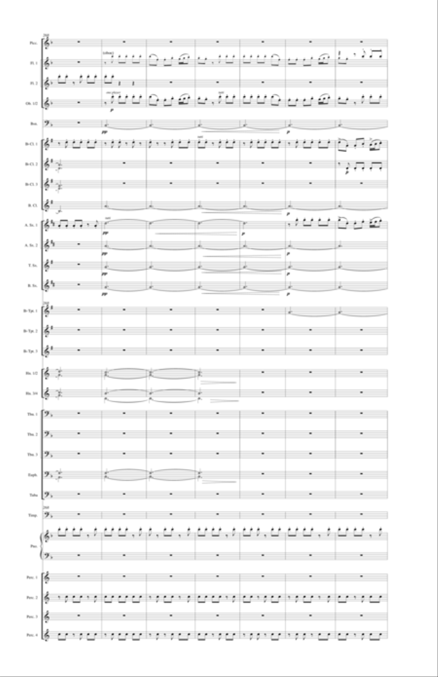 With Voice of Triumph Raised Concert Band scores gallery preview page 42