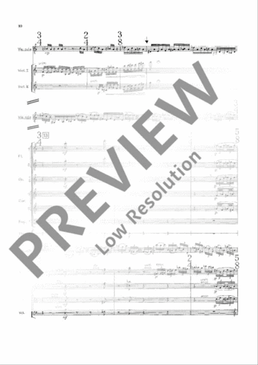 Viola Concerto Viola Concerto Orchestra scores gallery preview page 13