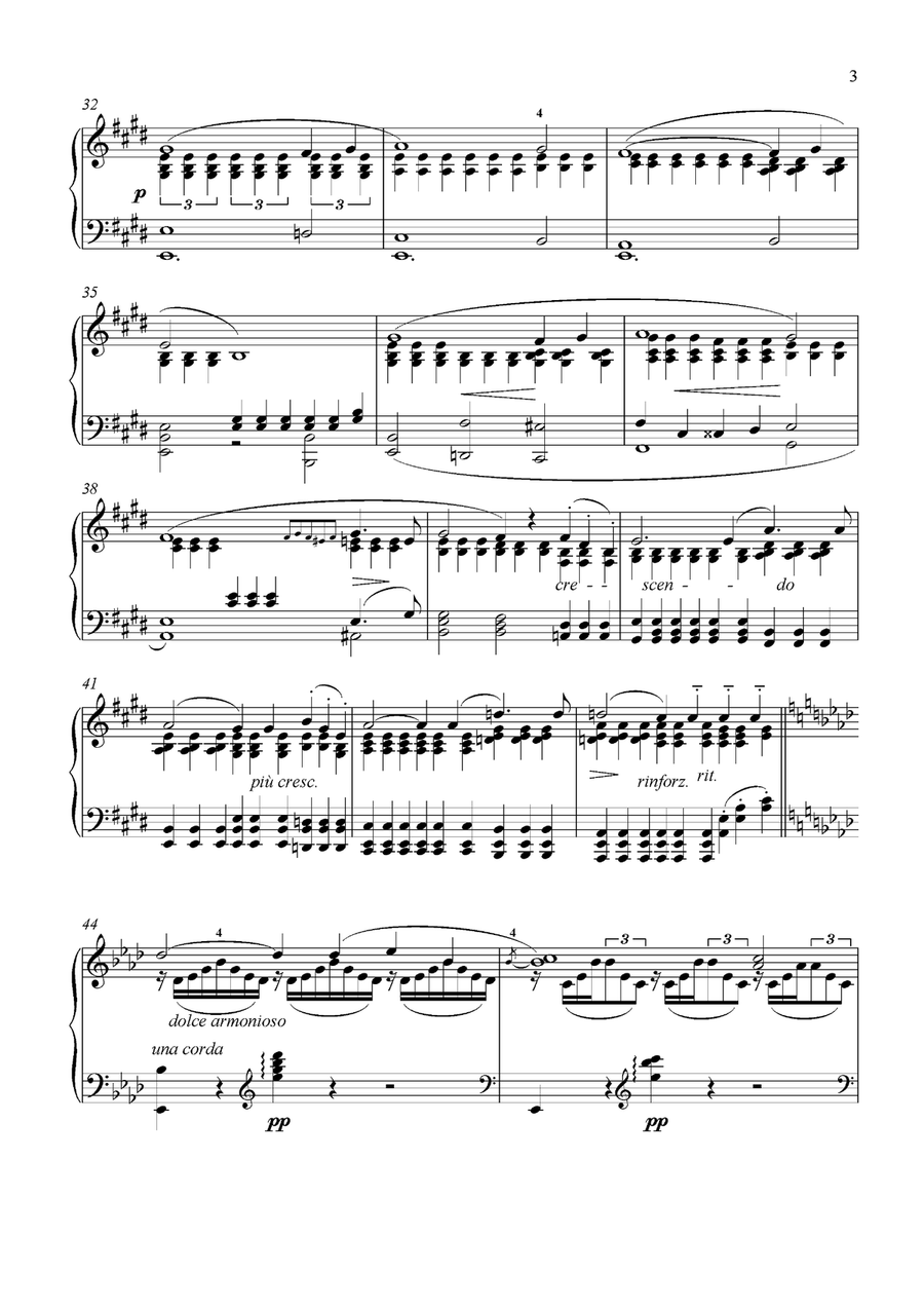 Liszt / Schumann - Widmung / Dedication Piano Solo scores gallery preview page 3