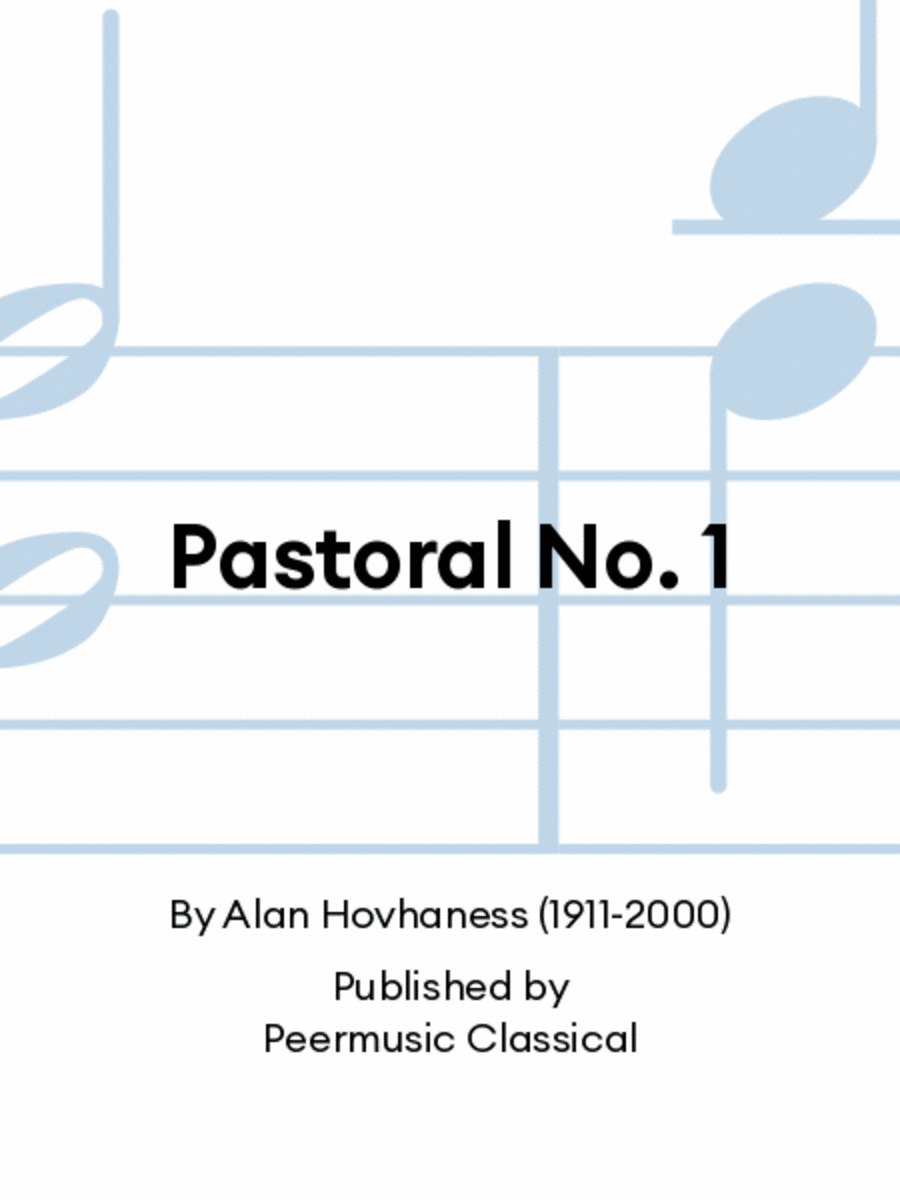 Pastoral No. 1 Pastoral No. 1 Chamber Music scores gallery preview page 1