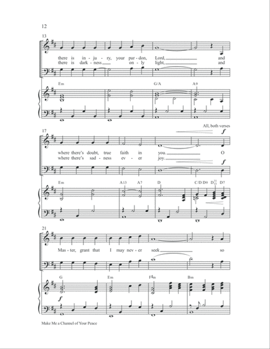 Essential Two-Part Anthems, Vol. 2 2-Part scores gallery preview page 14