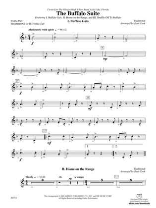 The Buffalo Suite: (wp) 1st B-flat Trombone T.C.