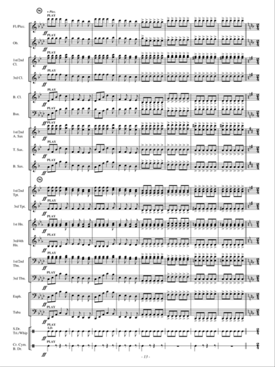A Hunting Scene A Hunting Scene Concert Band scores gallery preview page 12