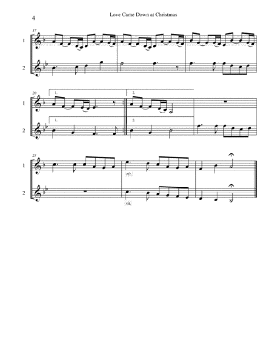 Seven Christmas Duets, Vol. 5 Small Ensemble scores gallery preview page 4