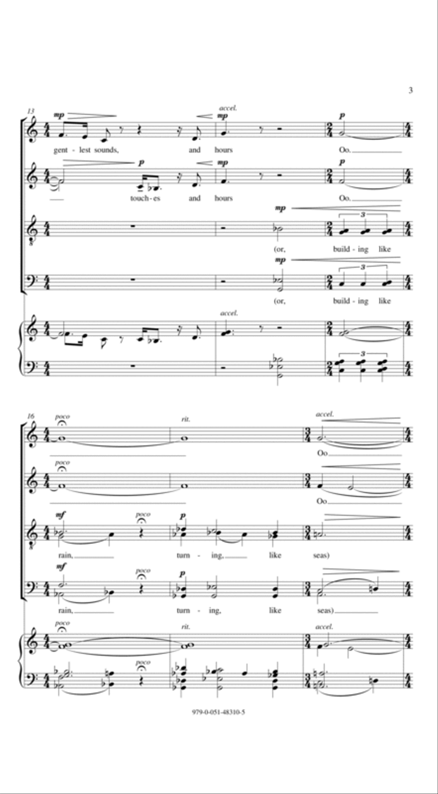 A Valentine For Hands 4-Part scores gallery preview page 3