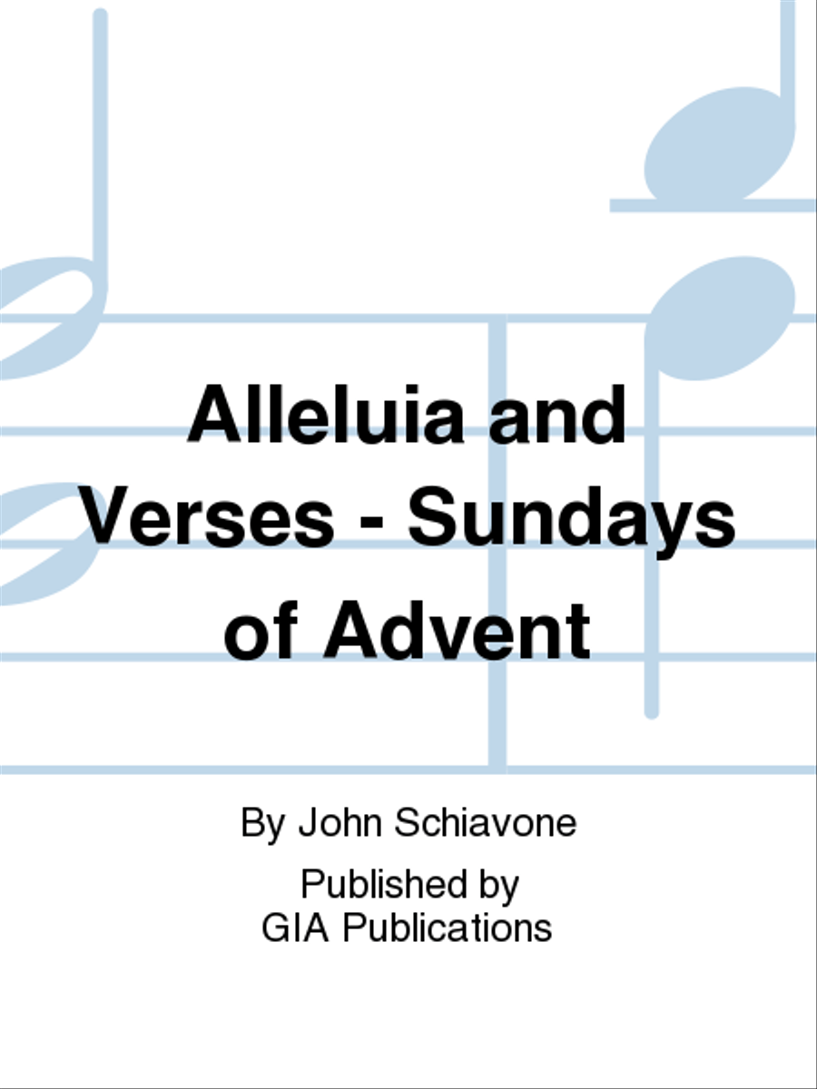 Alleluia and Verses for the Sundays of Advent Choir scores gallery preview page 1