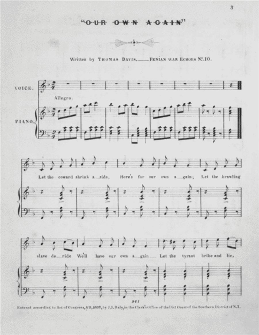 Our Own Again Voice scores gallery preview page 2