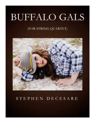 Book cover for Buffalo Gals (for String Quartet and Piano)