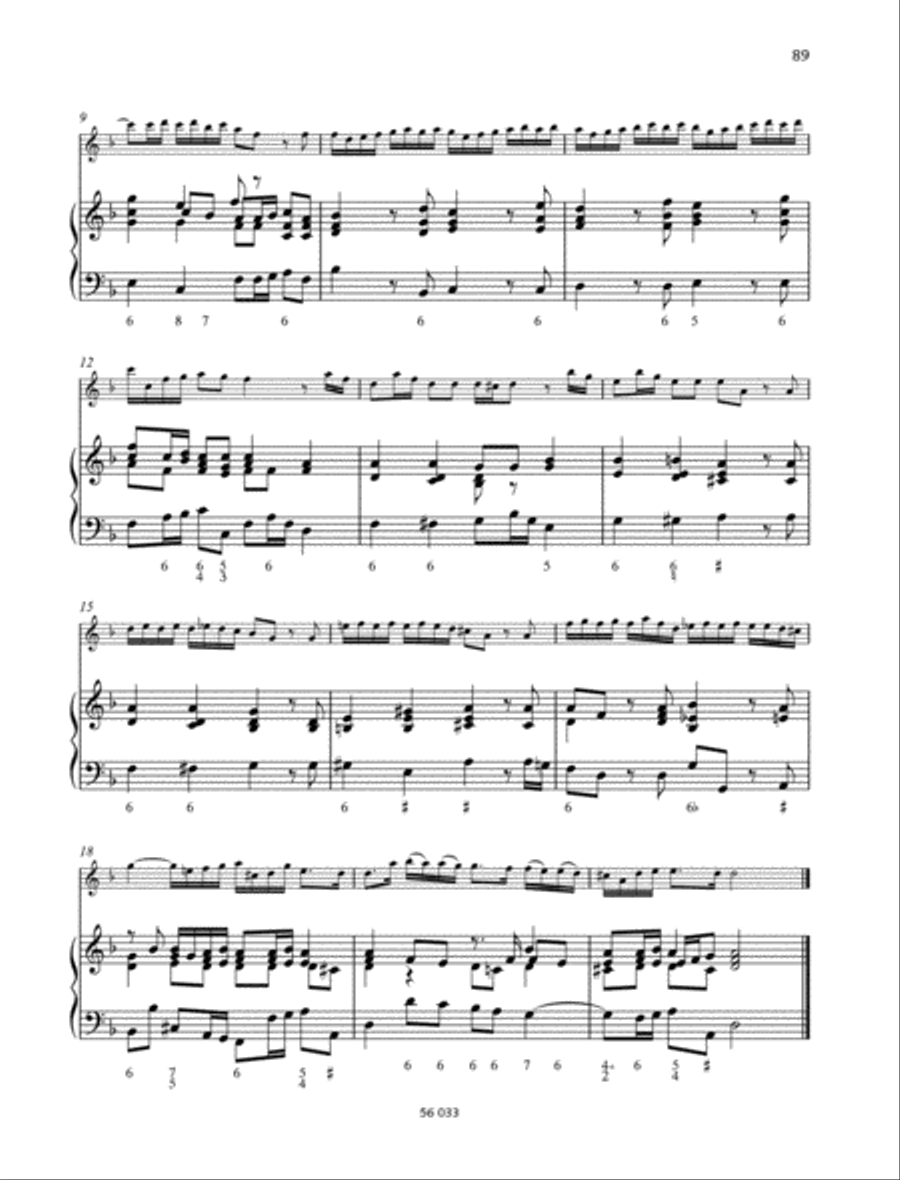 Sonata D minor, Op. 2 No. 2 Alto Recorder scores gallery preview page 2