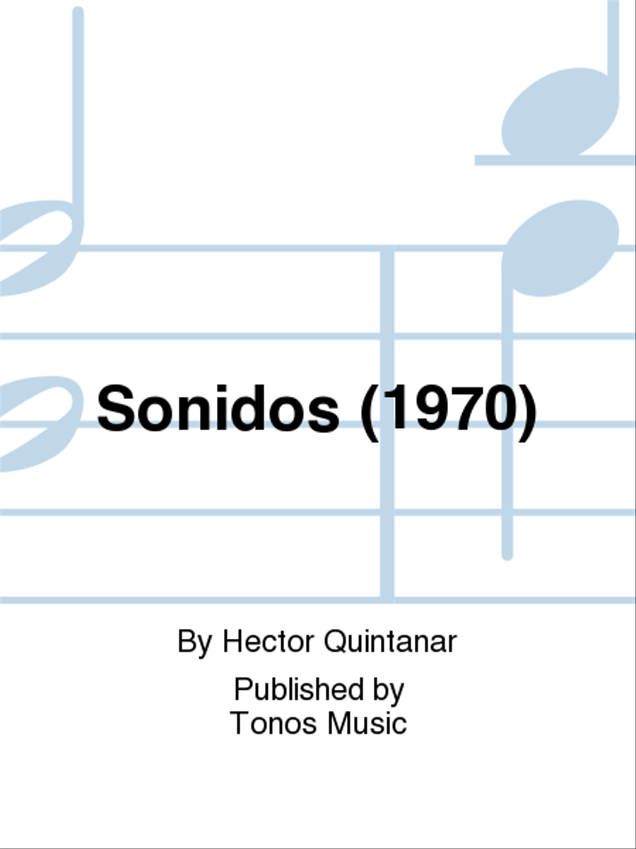 Sonidos (1970) Piano Solo scores gallery preview page 1