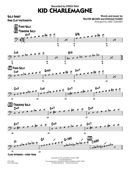 Kid Charlemagne - Bass Clef Solo Sheet