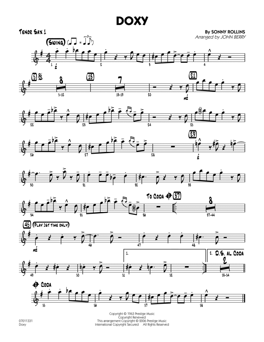 Sax online tenor jazz