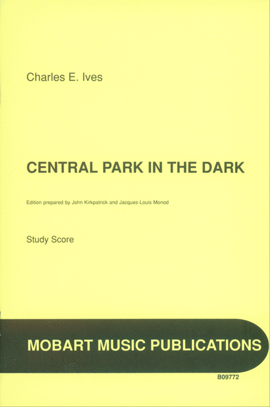 Central Park in the Dark Study Score scores gallery preview page 1