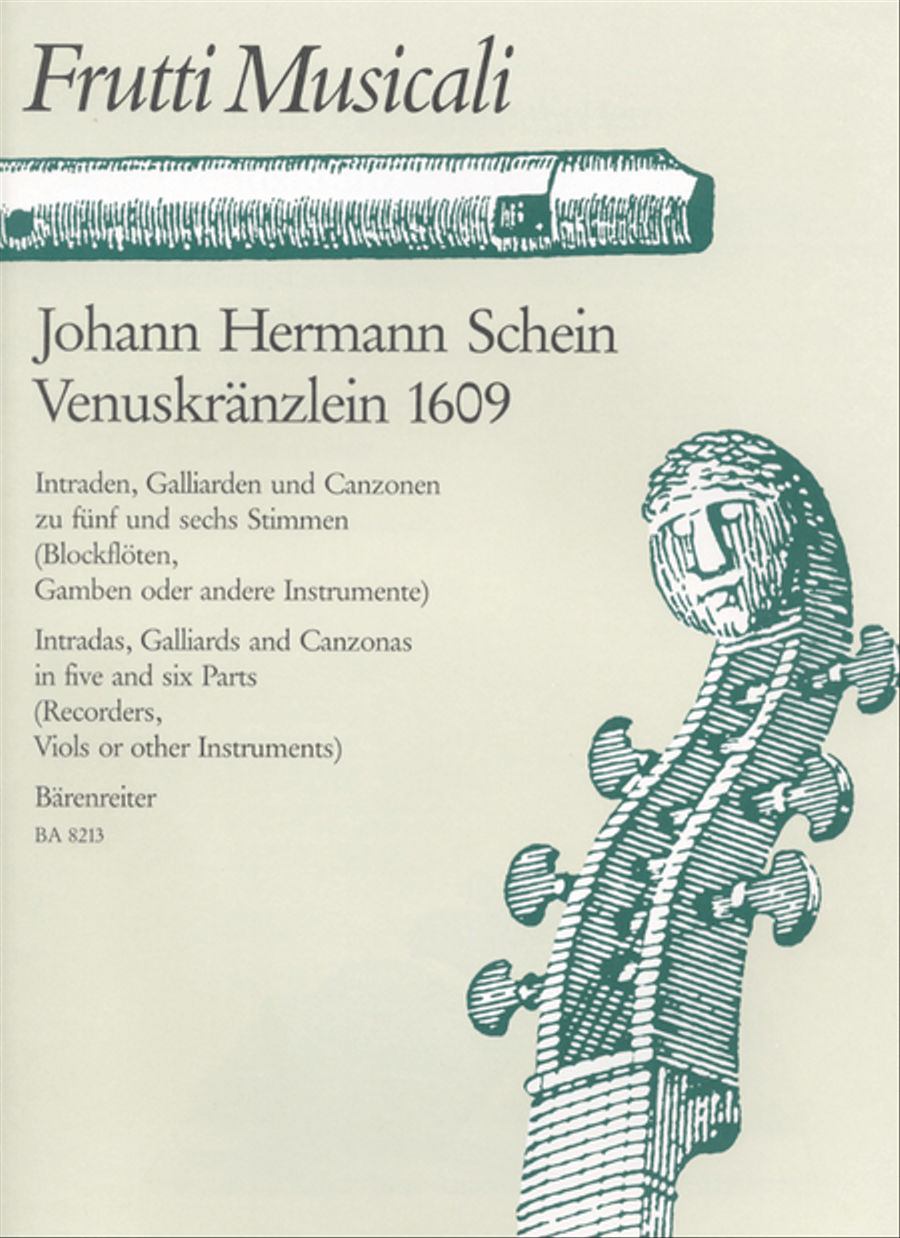 Venuskränzlein 1609 Recorder scores gallery preview page 1