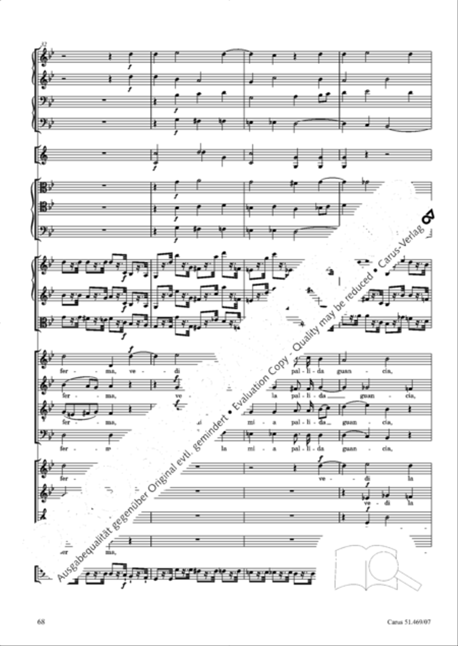 Davide penitente 4-Part scores gallery preview page 81