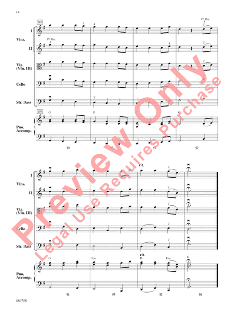 Shifting Sands String Orchestra scores gallery preview page 15