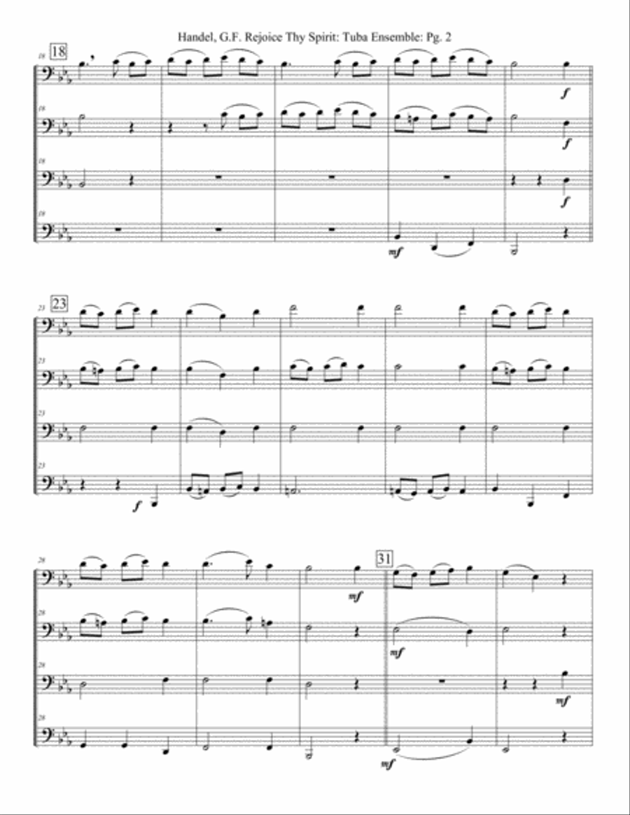 Rejoice Thy Spirit Rejoice Thy Spirit Brass Ensemble scores gallery preview page 3
