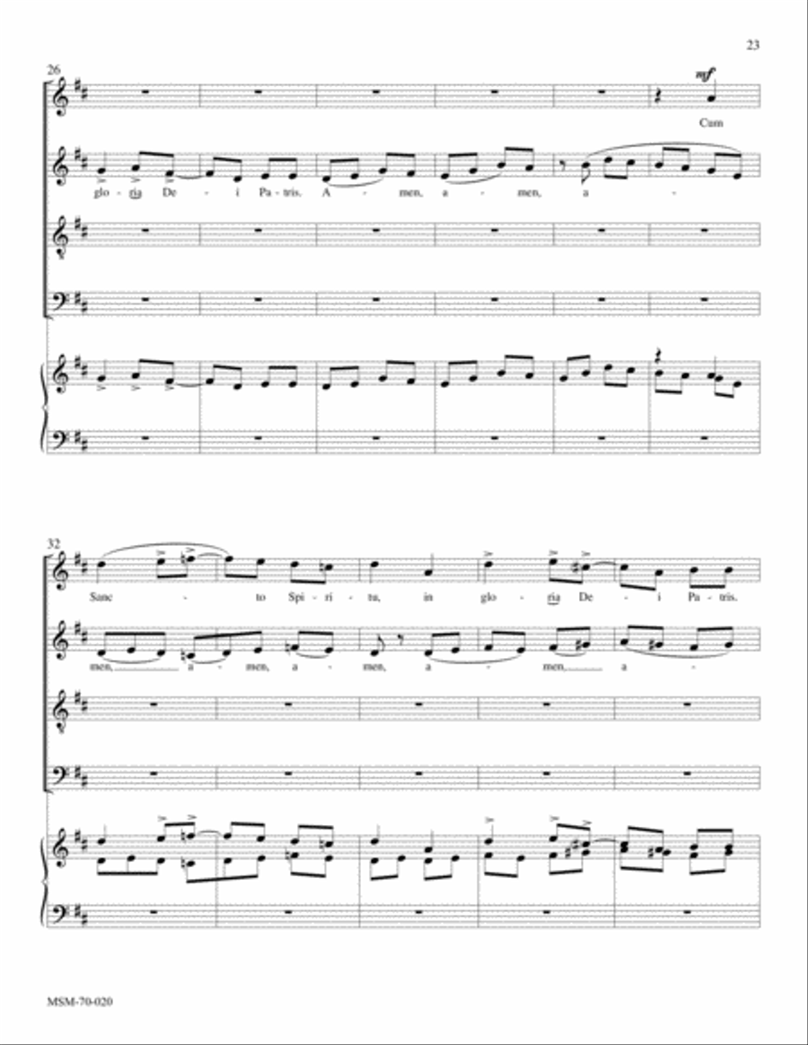 Gloria Gloria Divisi scores gallery preview page 14