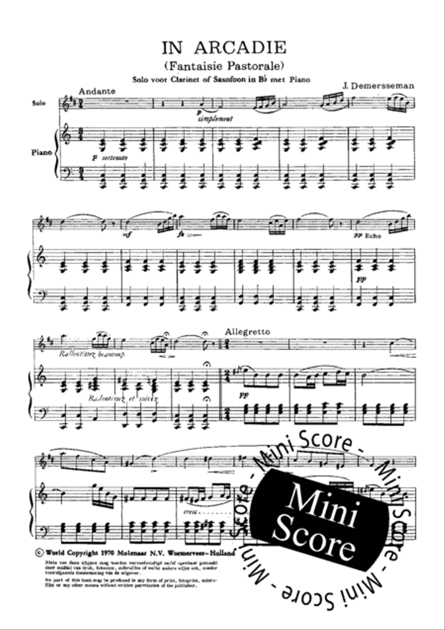 In Arcadie Piano Accompaniment scores gallery preview page 5