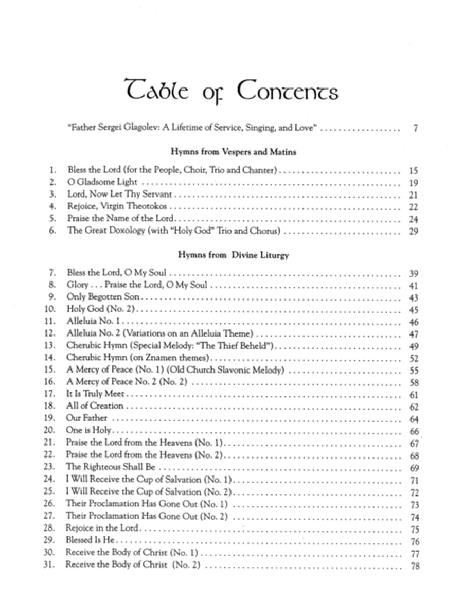Selected Orthodox Sacred Choral Works, vol. 1 (Orthodox Liturgical Singing in America)