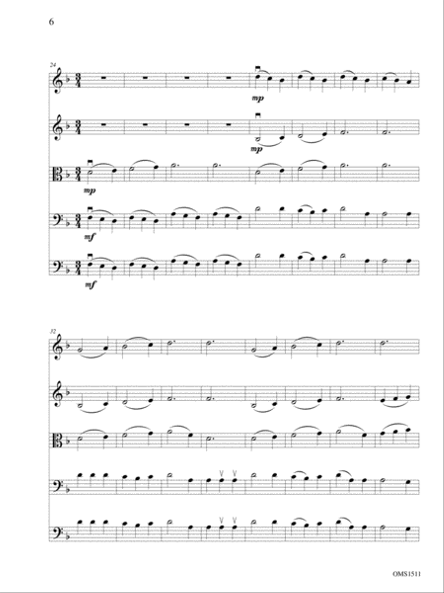 A Trio of Visually Impaired Rodents String Orchestra scores gallery preview page 6