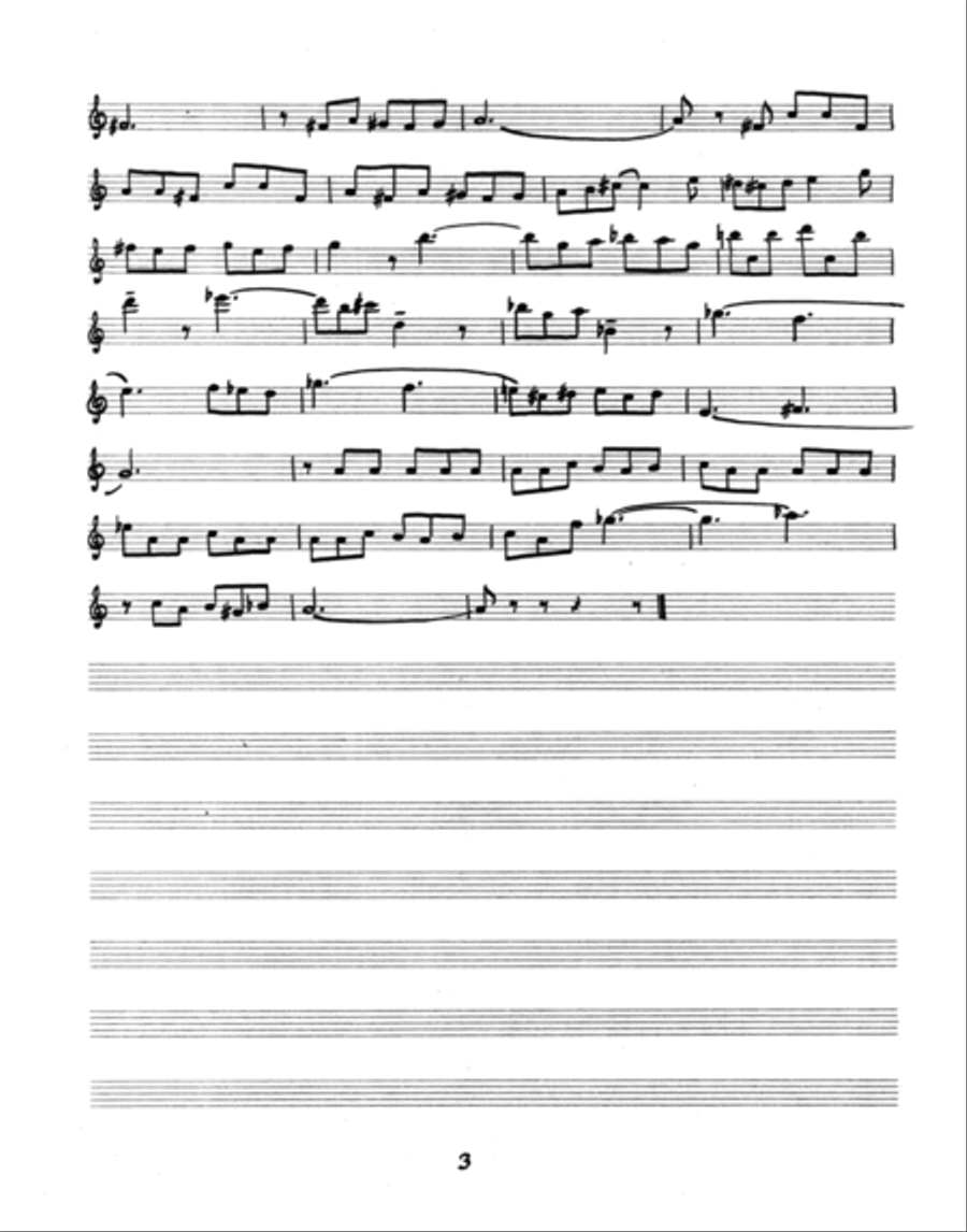 [Stevens] Twelve Studies for Oboe Solo Oboe Solo scores gallery preview page 5