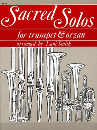 Book cover for Sacred Solos for Trumpet and Organ