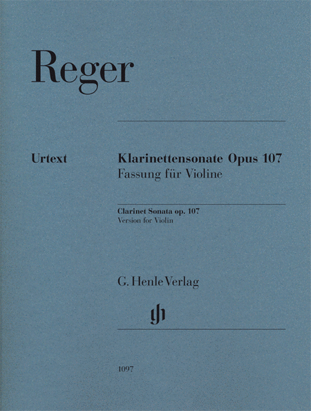 Max Reger - Clarinet Sonata, Op. 107
