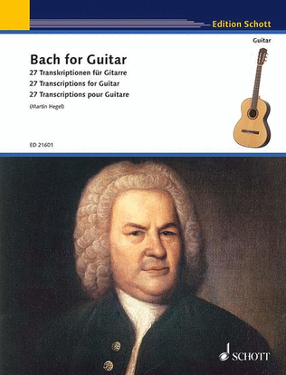 Book cover for Bach for Guitar