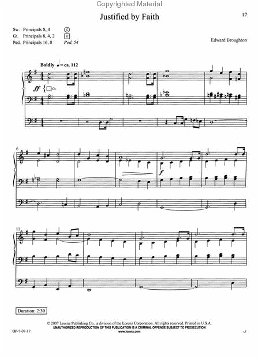 The Organist's Library, Vol. 43 Organ Solo scores gallery preview page 4