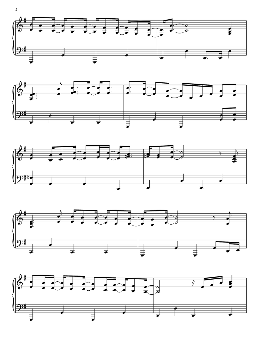 Nikita Piano Solo scores gallery preview page 4