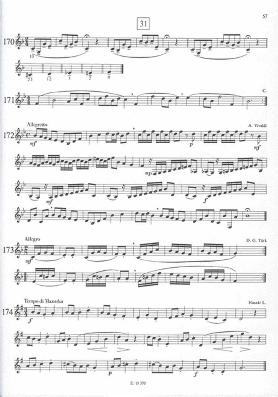 Hornschule II Horn scores gallery preview page 3